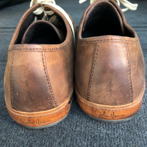 ALTRA COLE HAAN Casual Leather Brown laced Shoes - Picture 3 of 13